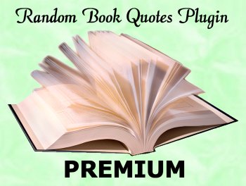 Random Book Quotes Plugin - Premium Version